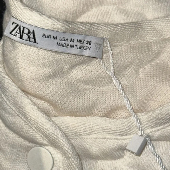 ZARA | Ecru | PADDED VEST - Picture 11 of 11